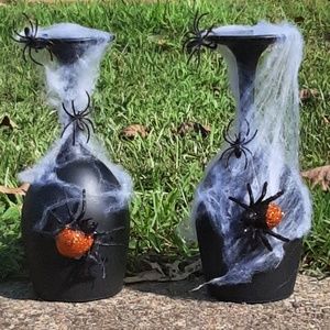 Halloween candle holders